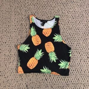 Pineapple crop top